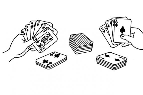 Карточные игры с детьми Детские карточные игры